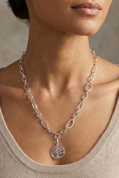 Сребърно Колие "Дърво на живота"